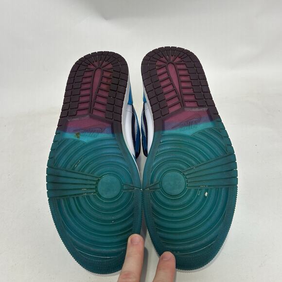 Nike Air Jordan 1 Mid Retro “Hornets/Purple Blue White” main image 7